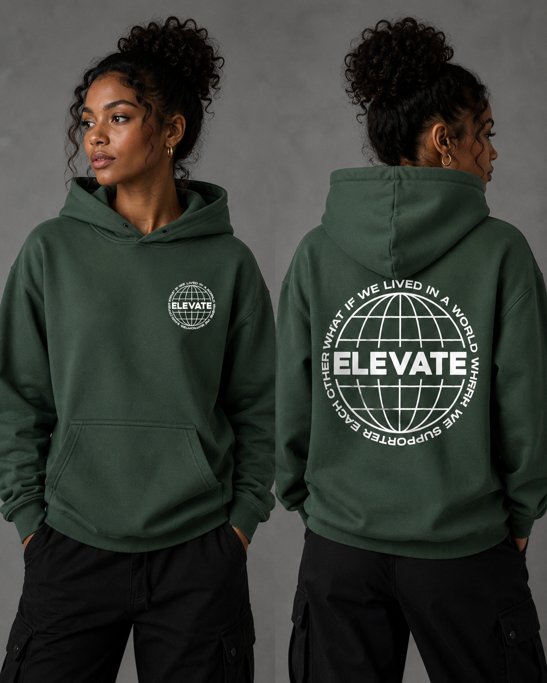 Elevate Hoodie “Green”